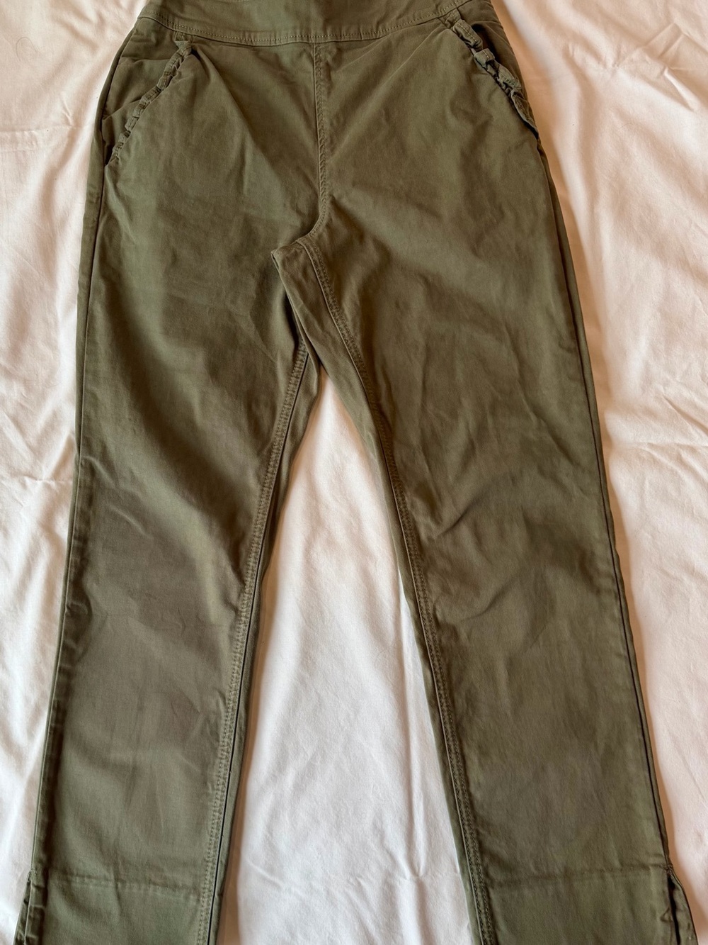 Kate Spade Olive Green Slim Straight Dress Pants